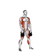 kettlebell double snatch