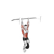 weighted muscle up (on bar)